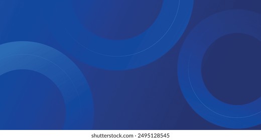 Minimal geometric background. Blue elements with fluid gradient. Used to decorate advertisements, publications, Eps10 vector 