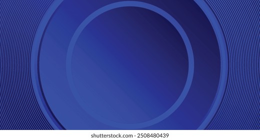 Minimal geometric background. Blue elements with fluid gradient. Cool background design for posters. modern blue