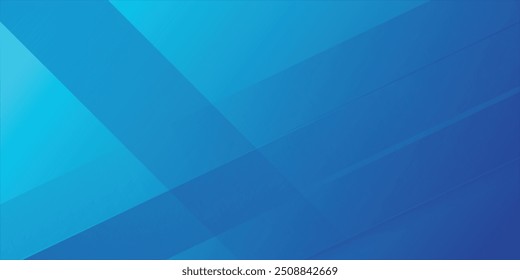 Minimal geometric background. Blue elements with fluid gradient. Dynamic shapes composition