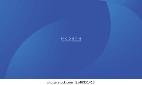 Minimal geometric background. blue elements with fluid gradient. 

