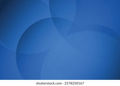 Minimal geometric background. Blue elements with fluid gradient. Cool background design for posters. Eps10 vector
