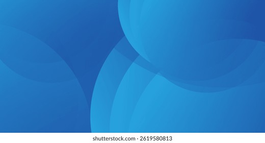 Minimal geometric background. Blue elements with fluid gradient. Dynamic shapes composition. Eps10 vector