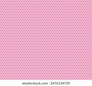 Minimaler geometrischer Hintergrund. Nelkenfarbe Rosa auf passendem Hintergrund. Sechseckige Mosaikzellen mit Polsterung und inneren festen Zellen. Kleine geometrische Formen im Sechseck. Nahtloses Muster.