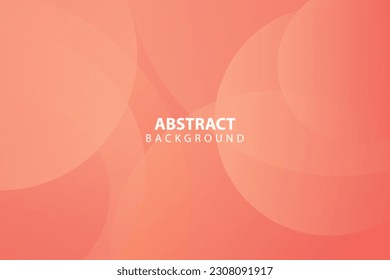 Fondo geométrico mínimo. formas redondeadas de color naranja. Composición de formas de degradado de moda. Elemento para tarjetas de regalo de diseño, página de aterrizaje, volantes y folletos, fondos de escritorio, afiche. Vector Eps10