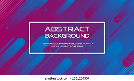 Minimal geometric background, color geometric gradient, futuristic background, vector illustration