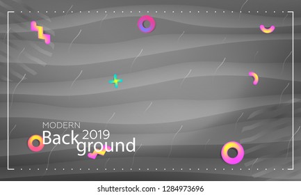 Minimal geometric background. Colorful fluid abstract backdrop. Modern liquid color background. 