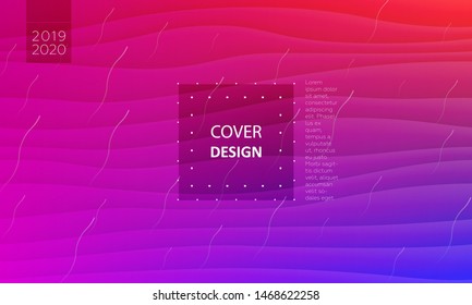 Minimal geometric background. Colorful fluid abstract backdrop. Modern liquid color background.