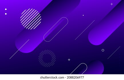 Fondo geométrico mínimo. Diseño de fondo frío para afiches. Ilustración del vector