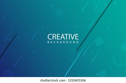 Minimal geometric background, creative background with dynamic shapes composition