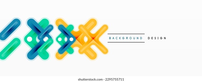 Minimal geometric background cross line. Design for wallpaper, banner, background, landing page, wall art, invitation, prints, posters