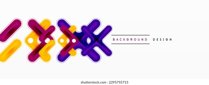 Minimal geometric background cross line. Design for wallpaper, banner, background, landing page, wall art, invitation, prints, posters