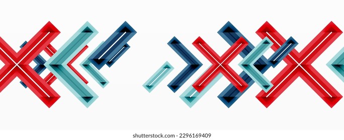 Minimal geometric background cross line. Design for wallpaper, banner, background, landing page, wall art, invitation, prints, posters