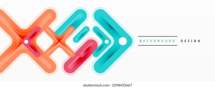 Minimal geometric background cross line. Design for wallpaper, banner, background, landing page, wall art, invitation, prints, posters