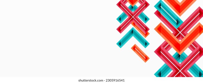 Minimal geometric background cross line. Design for wallpaper, banner, background, landing page, wall art, invitation, prints, posters