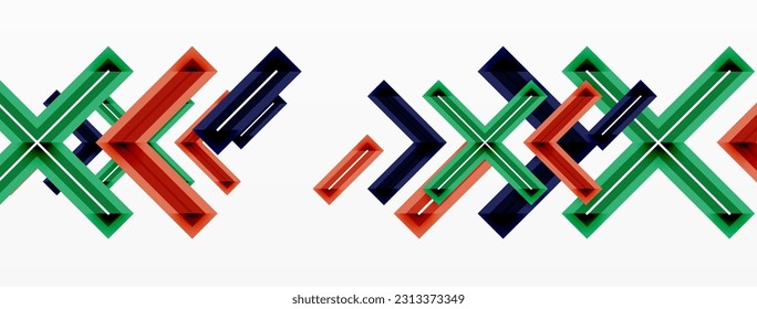 Minimale geometrische Hintergrundquerlinie. Design für Tapeten, Banner, Hintergrund, Landing Page, Tapete, Einladung, Drucke, Poster