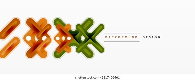 Minimal geometric background cross line. Design for wallpaper, banner, background, landing page, wall art, invitation, prints, posters