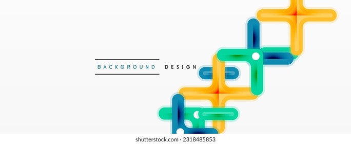 Minimal geometric background cross line. Design for wallpaper, banner, background, landing page, wall art, invitation, prints, posters