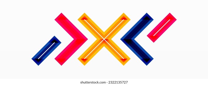 Minimal geometric background cross line. Design for wallpaper, banner, background, landing page, wall art, invitation, prints, posters