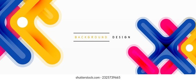 Minimal geometric background cross line. Design for wallpaper, banner, background, landing page, wall art, invitation, prints, posters