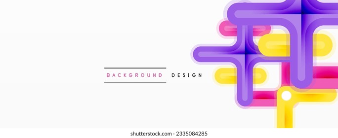 Minimal geometric background cross line. Design for wallpaper, banner, background, landing page, wall art, invitation, prints, posters
