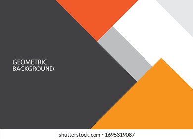 Minimal geometric background design. Dynamic shapes composition. Template for poster, backdrop, book cover, brochure, and vector illustration. Eps 10