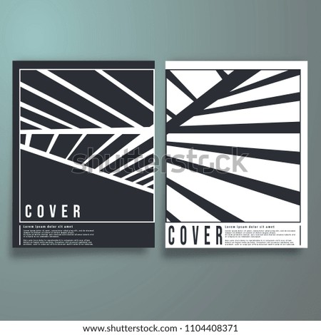 Minimal geometric background designed for cover, banner, printing products, flyer, presentation, poster or brochure. Vector illustration