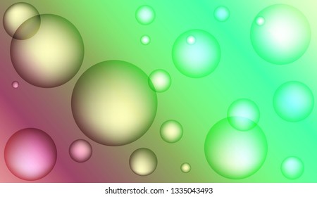 Minimal geometric background with drop. Gradient shapes composition. For your design ad, banner, cover page. Color Vector illustration