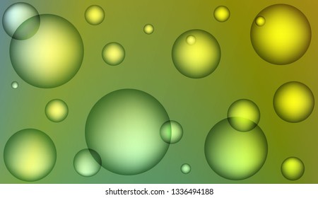 Minimal geometric background with drop. Gradient shapes composition. For your design ad, banner, cover page. Color Vector illustration