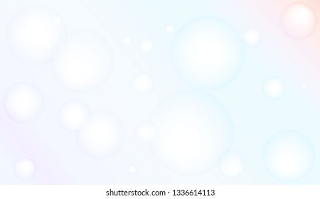 Minimal geometric background with drop. Gradient shapes composition. For your design ad, banner, cover page. Color Vector illustration