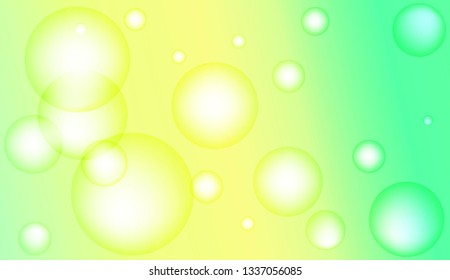 Minimal geometric background with drop. Gradient shapes composition. For your design ad, banner, cover page. Color Vector illustration