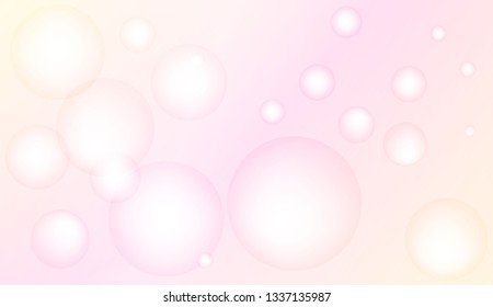 Minimal geometric background with drop. Gradient shapes composition. For your design ad, banner, cover page. Color Vector illustration