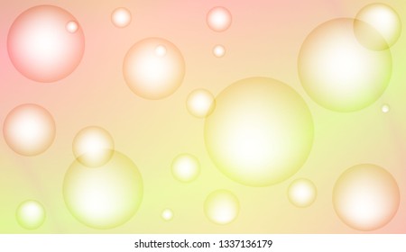 Minimal geometric background with drop. Gradient shapes composition. For your design ad, banner, cover page. Color Vector illustration