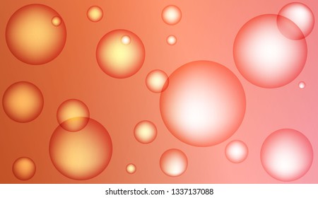 Minimal geometric background with drop. Gradient shapes composition. For your design ad, banner, cover page. Color Vector illustration