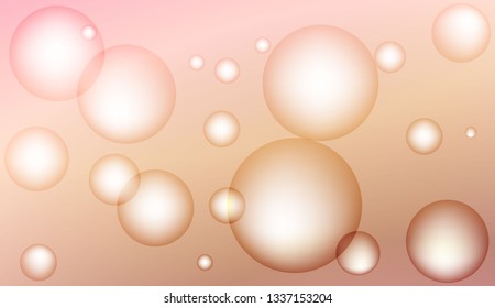 Minimal geometric background with drop. Gradient shapes composition. For your design ad, banner, cover page. Color Vector illustration