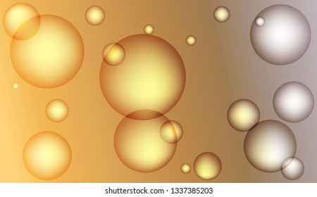 Minimal geometric background with drop. Gradient shapes composition. For your design ad, banner, cover page. Color Vector illustration
