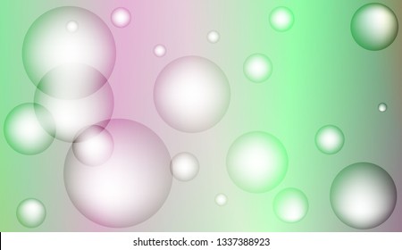 Minimal geometric background with drop. Gradient shapes composition. For your design ad, banner, cover page. Color Vector illustration