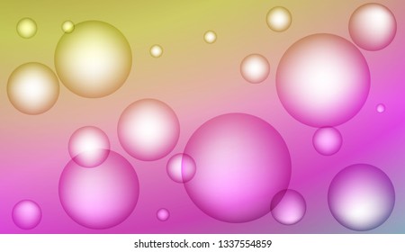 Minimal geometric background with drop. Gradient shapes composition. For your design ad, banner, cover page. Bright Gradient Color Vector illustration