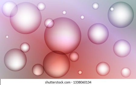 Minimal geometric background with drop. Gradient shapes composition. For your design ad, banner, cover page. Color Vector illustration