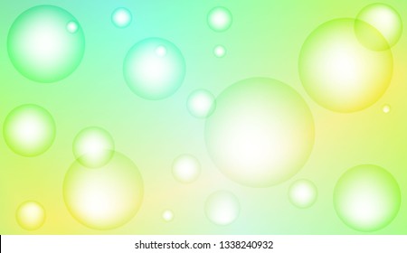 Minimal geometric background with drop. Gradient shapes composition. For your design ad, banner, cover page. Color Vector illustration
