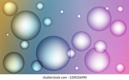 Minimal geometric background with drop. Gradient shapes composition. For your design ad, banner, cover page. Bright Gradient Color Vector illustration