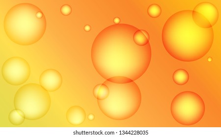 Minimal geometric background with drop. Gradient shapes composition. For your design ad, banner, cover page. Color Vector illustration