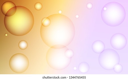 Minimal geometric background with drop. Gradient shapes composition. For your design ad, banner, cover page. Color Vector illustration