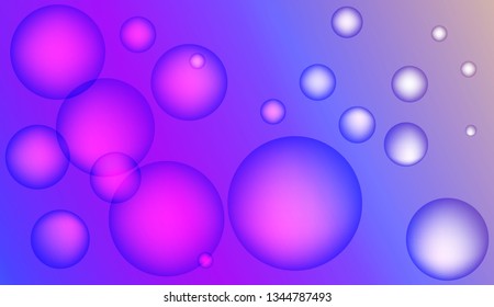 Minimal geometric background with drop. Gradient shapes composition. For your design ad, banner, cover page. Color Vector illustration