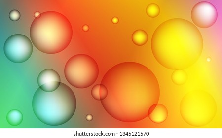 Minimal geometric background with drop. Gradient shapes composition. For your design ad, banner, cover page. Bright Gradient Color Vector illustration