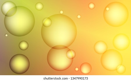 Minimal geometric background with drop. Gradient shapes composition. For your design ad, banner, cover page. Color Vector illustration