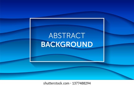 Minimal geometric background. Dynamic 3D composition. Frame for text, presentation, poster, web