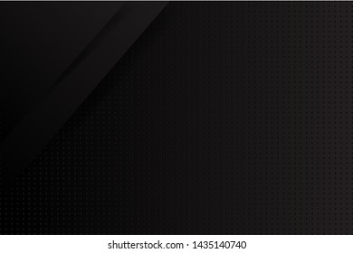 Minimal geometric background. Dynamic black shapes composition with Modern Abstract design for Landing page template, wallpaper,background element template