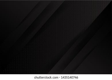 Minimal geometric background. Dynamic black shapes composition with Modern Abstract design for Landing page template, wallpaper,background element template