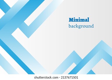 Fondo geométrico mínimo con formas azules dinámicas. Resumen de fondo moderno patrón futurista. Diseño de textura de plantilla abstracta vectorial, afiche brillante, pancarta