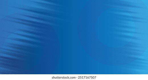 Minimaler geometrischer Hintergrund. Dynamische blaue Formen Zusammensetzung mit weißen Linien. Abstrakter Hintergrund moderne Hipster futuristische Grafik. Vektor